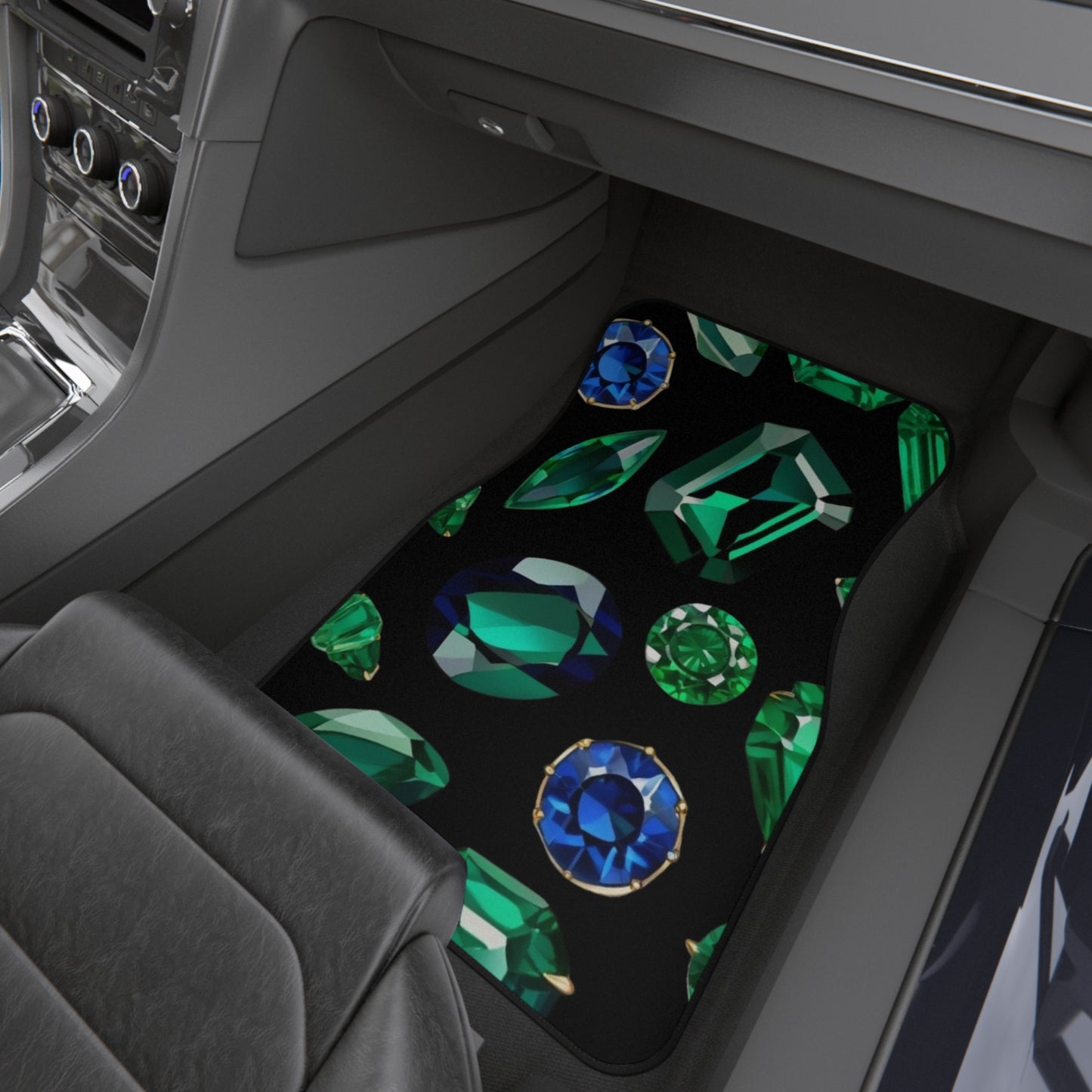 Emeralds and Sapphires Car Mats (Set of 4)