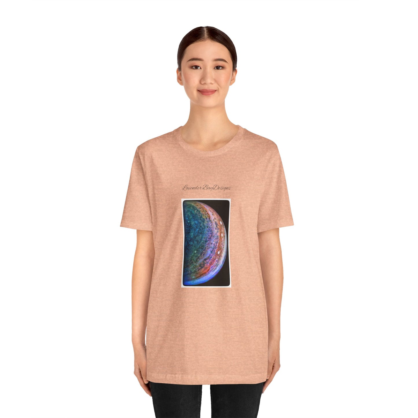 Marbled Pastel Unisex Jersey Short Sleeve Tee