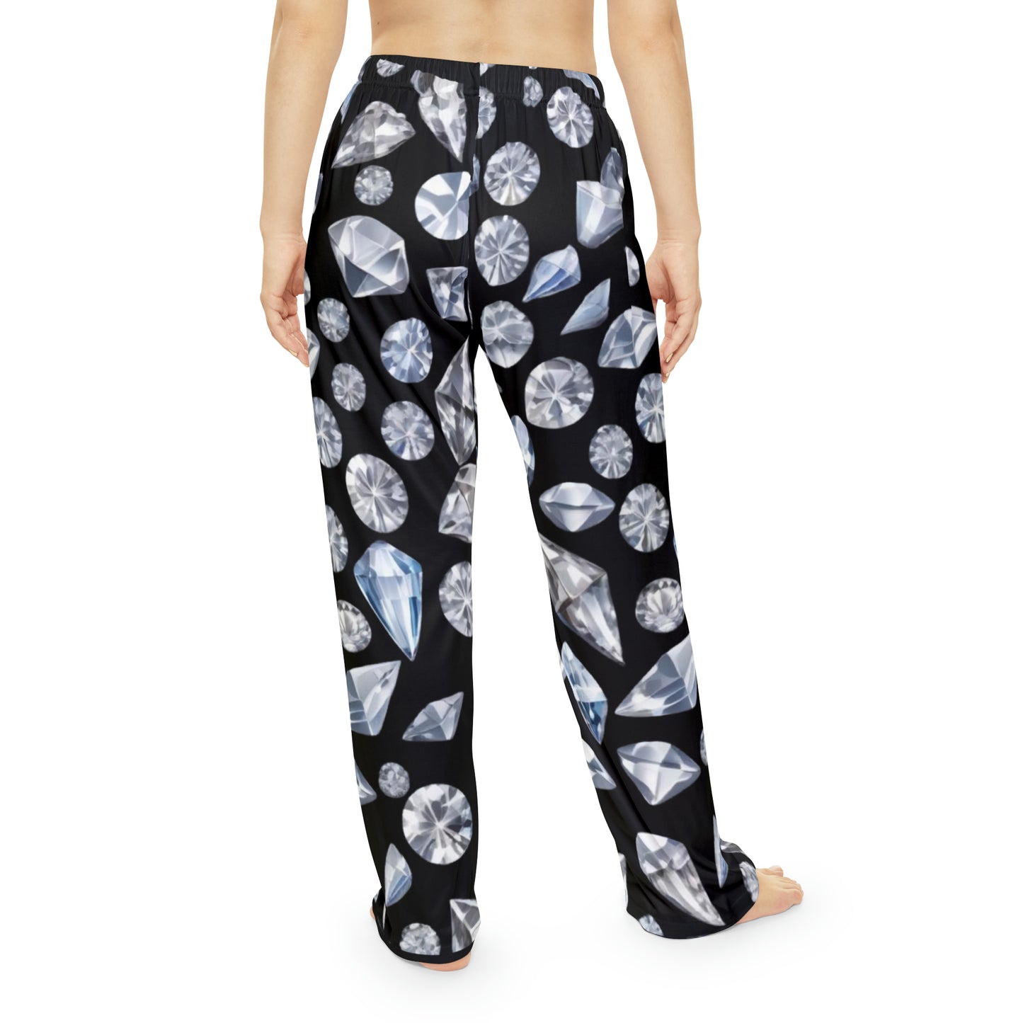 Diamonds Women's Pajama Pants (AOP)