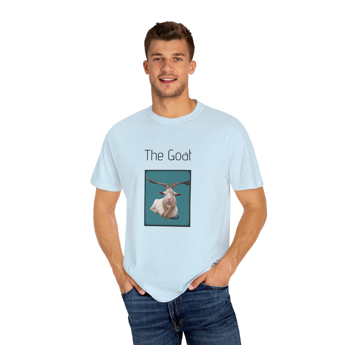 The Goat Unisex Garment-Dyed T-shirt