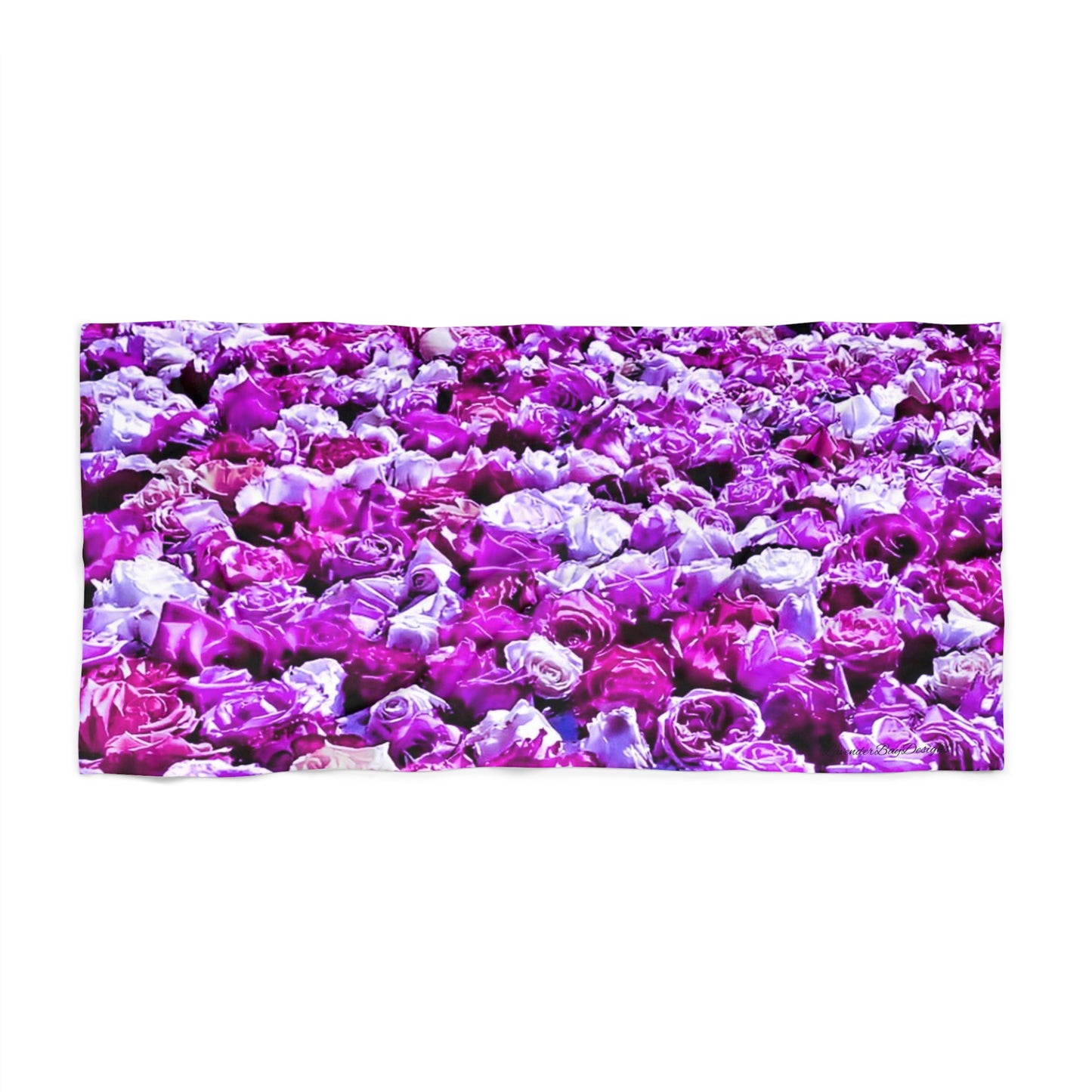 Beaming Rose Beach Towel