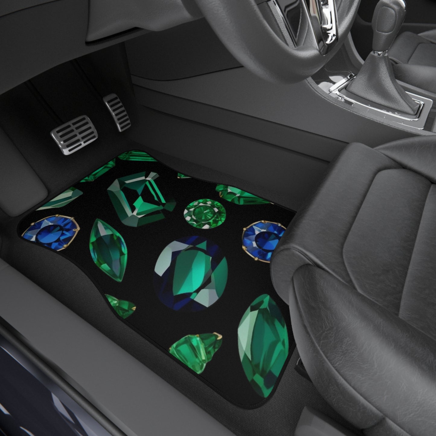 Emeralds and Sapphires Car Mats (Set of 4)