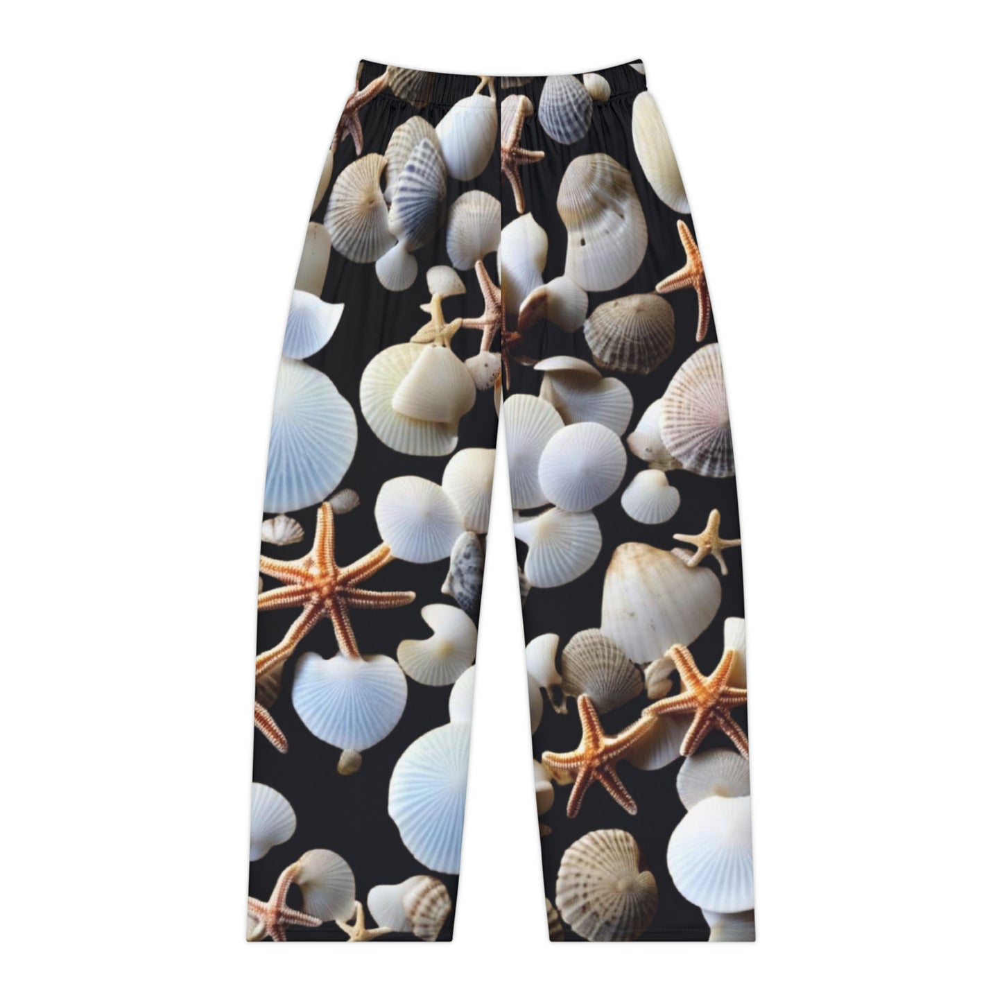 Sea Shells and Sand Dollars Women's Pajama Pants (AOP)