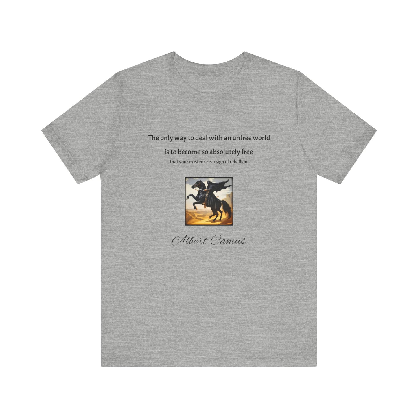 Albert Camus Quotes Unisex Jersey Short Sleeve Tee