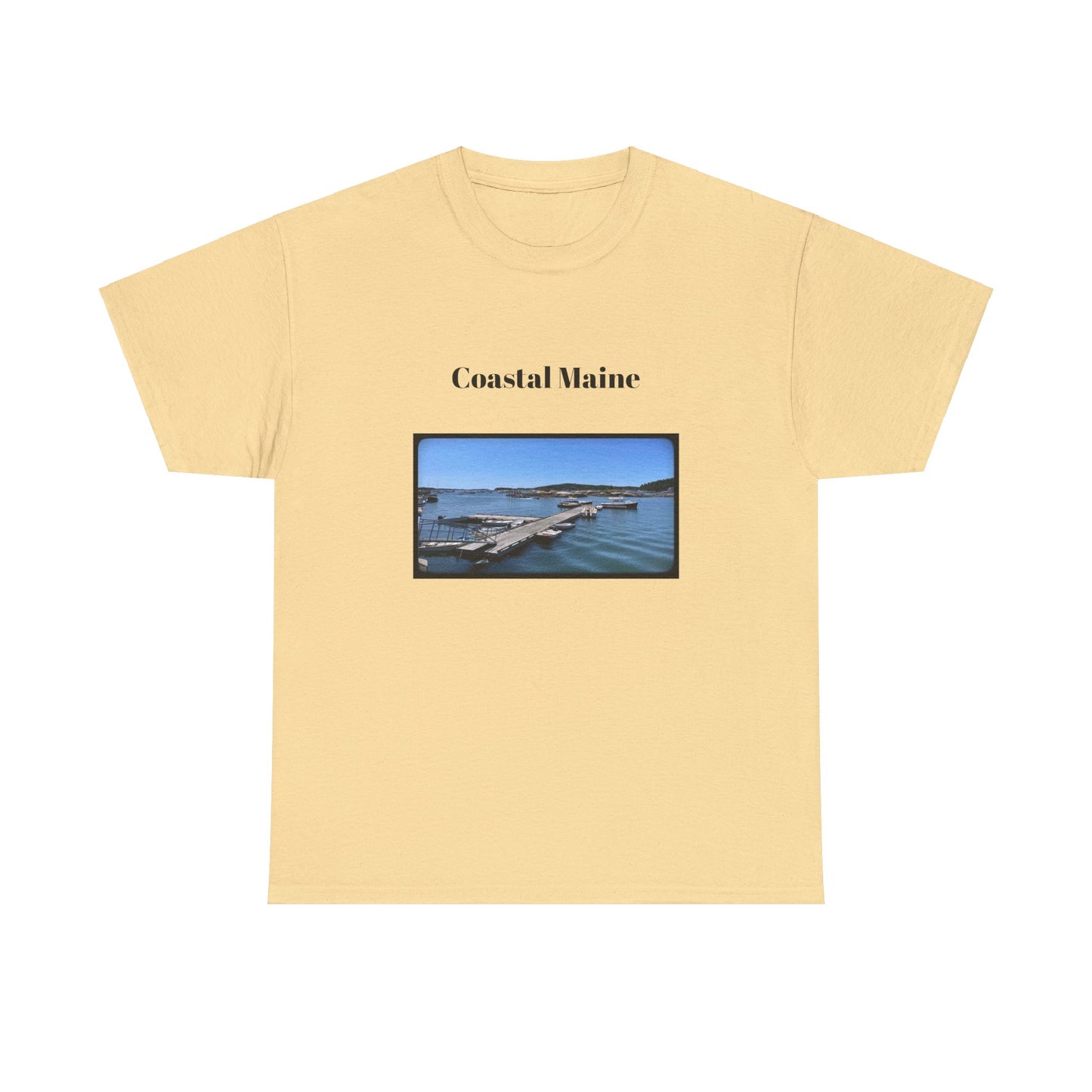 Maine Pier Unisex Heavy Cotton Tee