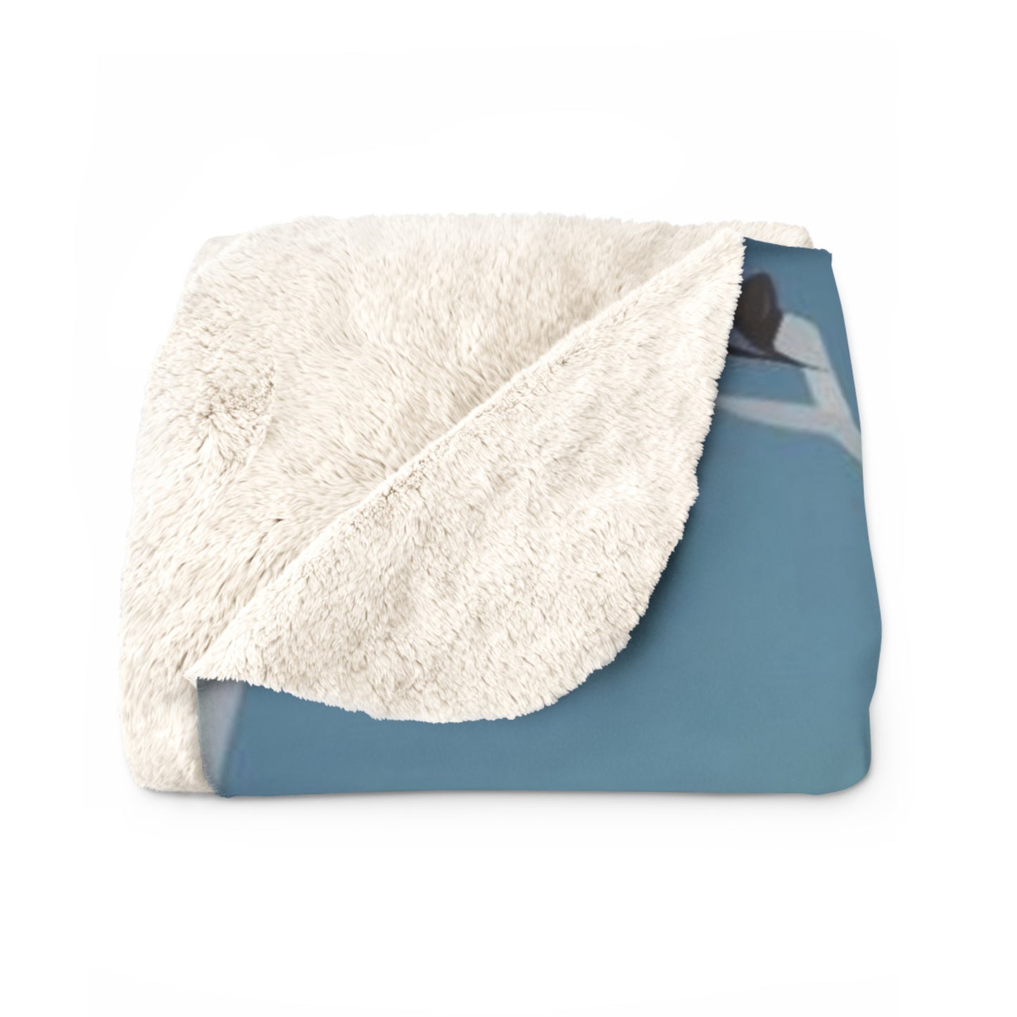 Bluebirds Sherpa Fleece Blanket