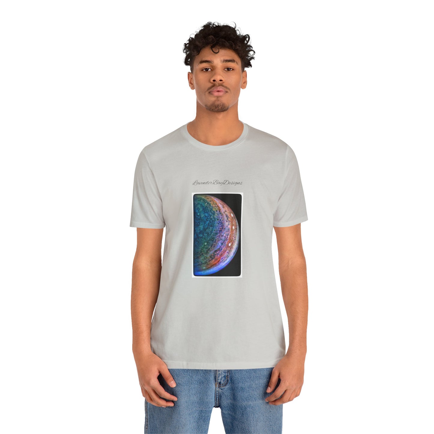 Marbled Pastel Unisex Jersey Short Sleeve Tee